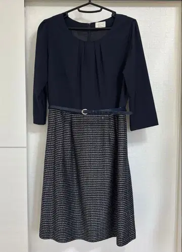 새상품급 네이비 네이비 원피스 포멀 결혼식 파티 입학식