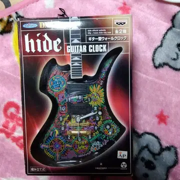 hide 기타 모양 벽시계