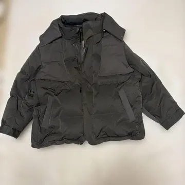 새상품급 유니클로 +J 다운 자켓 오버 사이즈 올리브 4XL 5L