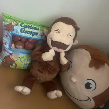 호기심 많은 조지 페이스 빅 쿠션 봉제 인형 묶음 판매