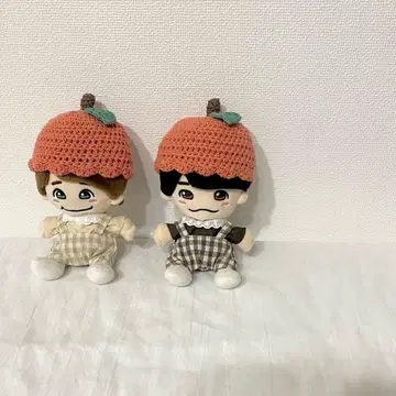 치비 누이 의류 트윈룩 세트 사과 모자 상의 살로펫