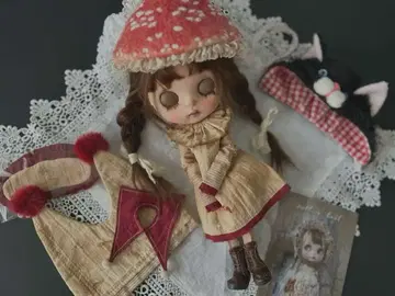 커스텀 브라이스 작가님 블루 토끼 이미지 1 전부