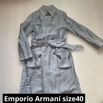 엠포리오 아르마니 린넨 스프링 코트