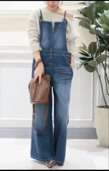 Plage 데님 오버롤