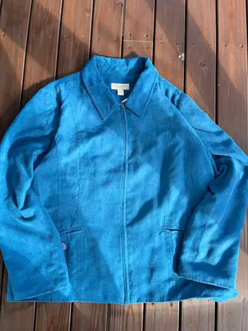 빈티지 벨로아 자켓 포커즈