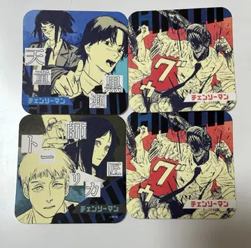 체인소 맨 아트 코스터