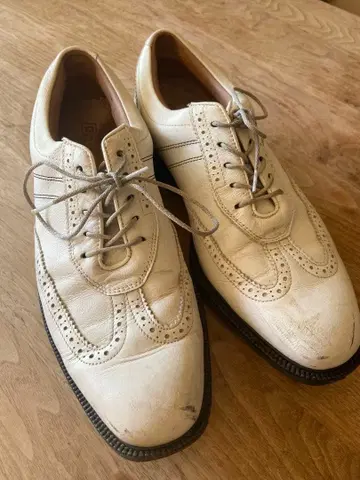 풋조이 ICON 화이트 가죽