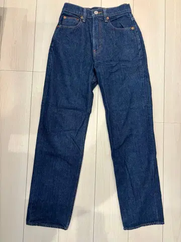 moussy 다크 블루 스트레이트 데님