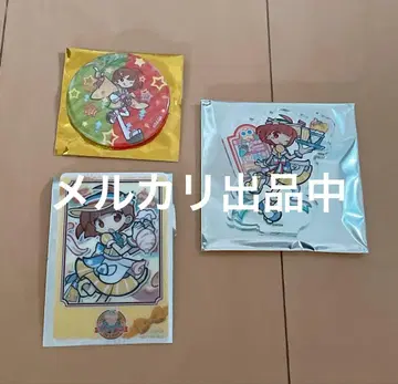 푸요푸요 푸요퀘카페 당첨 아크릴 스탠드 캔뱃지 폴라로이드풍 카드