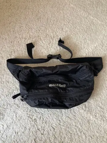 montbell 포켓터블 라이트 바나나 파우치 몽벨 블랙