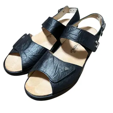 finncomfort 가죽 샌들 5 블랙