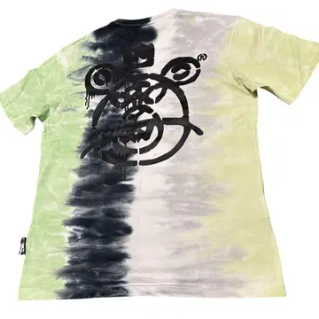 MISHKA 타이 다이 T셔츠 그린 블랙 남성용 M
