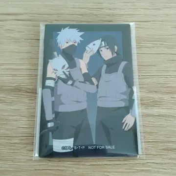 NARUTO 과거와 현재 특전 스퀘어 캔뱃지 카카시 이타치