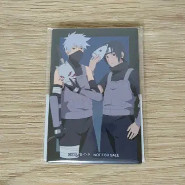 NARUTO 과거와 현재 특전 스퀘어 캔뱃지 카카시 이타치