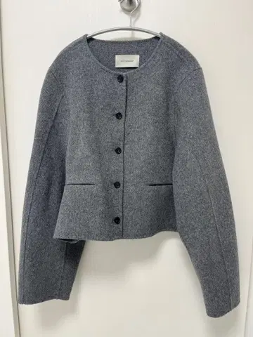 Didot.showroom [ HAND MADE ] 노카라 울 자켓