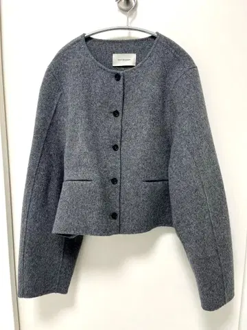 Didot.showroom [ HAND MADE ] 노카라 울 자켓