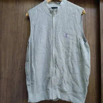 스카치 하우스 집업 그레이 슬리브리스 베스트