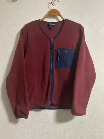 파타고니아 와인 레드 플리스 자켓