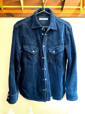 AZUL 네이비 긴팔 셔츠