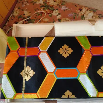 성인식 기하학 패턴 후쿠로 오비