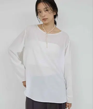 GALLARDAGALANTE 라운드 블라우스 Tee