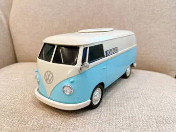 티슈 케이스 폭스바겐 T1 버스 투톤 블루