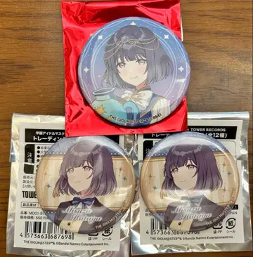 학마스 스마일 베이스 카페 타워 레코드 카페 하타야 미스즈 캔뱃지