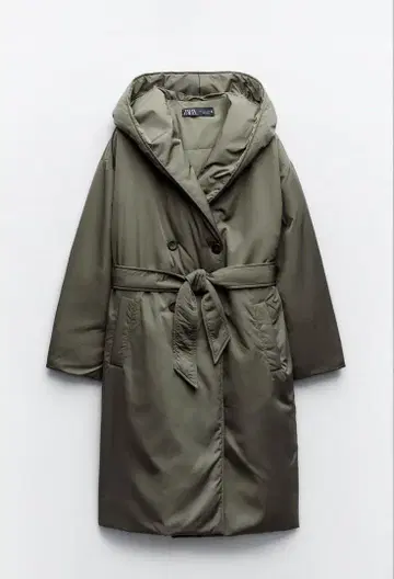 ZARA 워터&윈드 프로텍트 퀼팅 코트