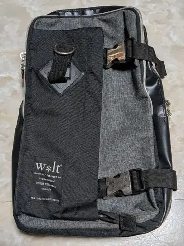 w*lt 컴팩트 백팩 블랙 그레이