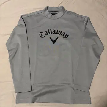 캘러웨이 그레이 긴팔 모크넥 셔츠 M 사이즈 Callaway
