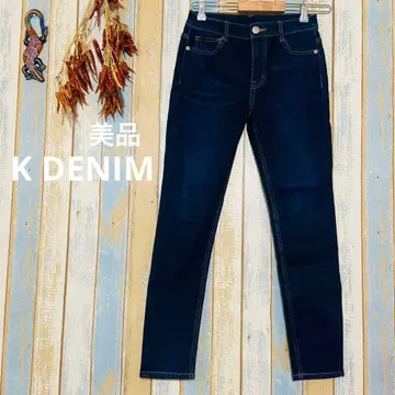 [ K DENIM ] 데님 스키니 데님 청바지 슬림핏 면 S