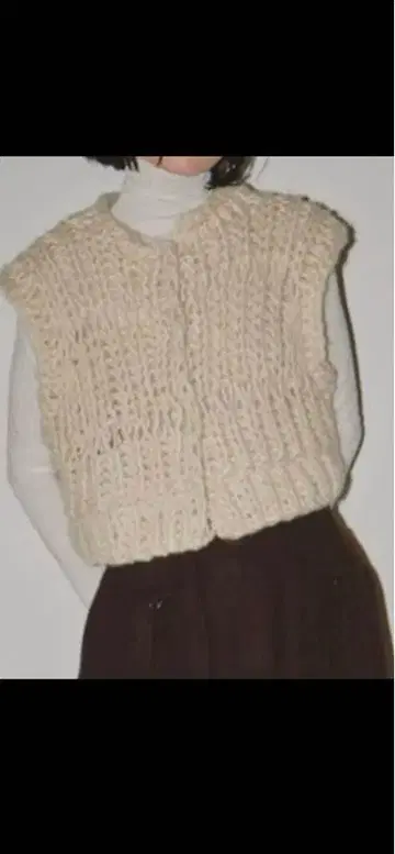 TODAYFUL Chunky Hand Knitvest