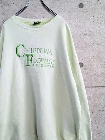 Art Unlimited 라임 그린 맨투맨 XL USA제