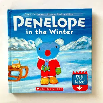 영문판 우 페넬로페 팝업 그림책 [ 페넬로페 눈놀이를 하다 ]