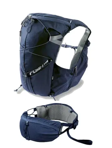 RUSH 11R 와 HIP 벨트 네이비 세트