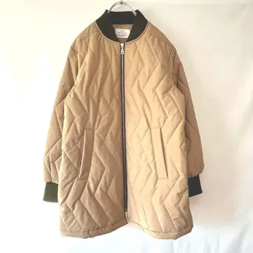 LADY LUCK LUCA 퀼팅 코트 프리 사이즈 베이지