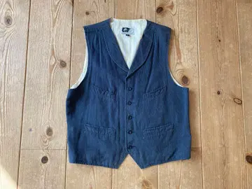 garments engineered 다크 블루 베스트 M