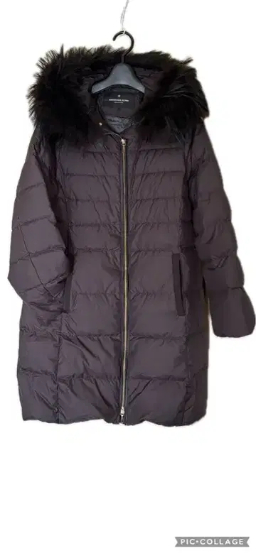 나노 유니버스 NISHIKAWA DOWN 롱 코트 블랙 40