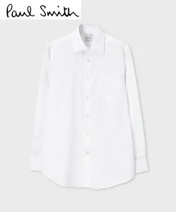 폴스미스 다이아 도비 포멀 셔츠 화이트 M