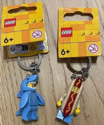 레고 캐릭터 키링 레고랜드 핫도그 상어
