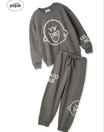 젤라또피케 마리오 테레사 맨투맨 상하의 세트