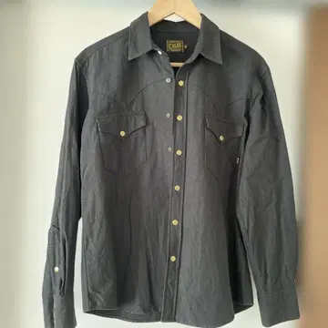 CALEE 블랙 긴팔 셔츠