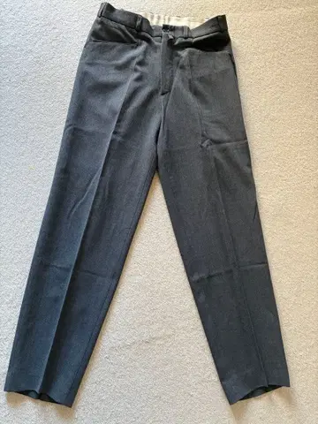 그레이 슬랙스 슬림 구제 의류