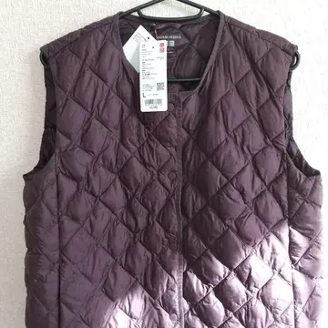 새상품! 유니클로 웜 패디드 퀼팅 베스트 여성용 L