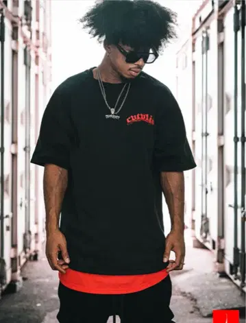 CVTVLIST CTLS 카탈리스트 티셔츠 블랙 레드