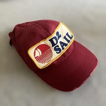 DSQUARED2 D2 SAIL 캡 버건디