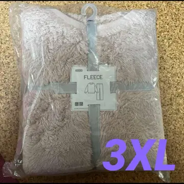 압축 발송 3XL 미사용 새상품 유니클로 퍼리 플리스 세트 핑크 계열
