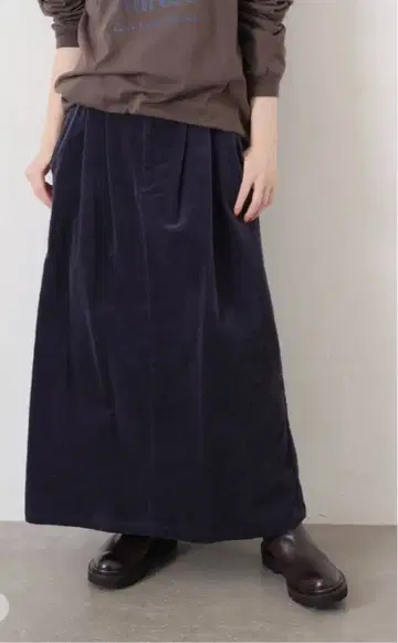 저널 스탠다드 럭스 luxe 코듀로이 롱 플레어 스커트 시착만 한 상품