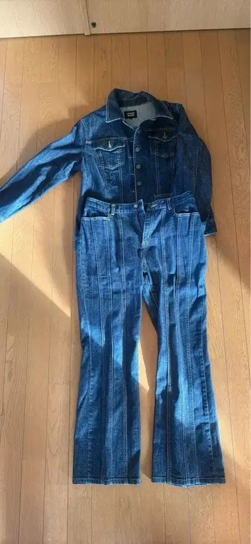 트랜스워크 데님 셋업