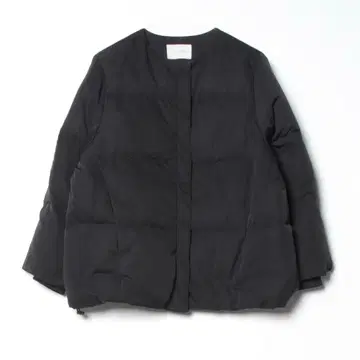 시리시티에 다운 자켓 블랙 노카라 베이크루즈